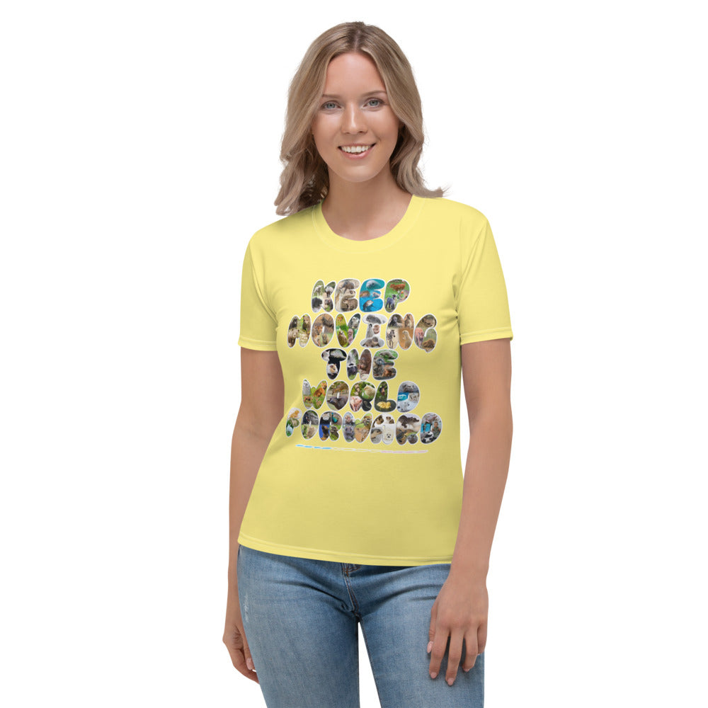 Baby Animals Keep Moving The World Forward on Women's Original T-Shirt