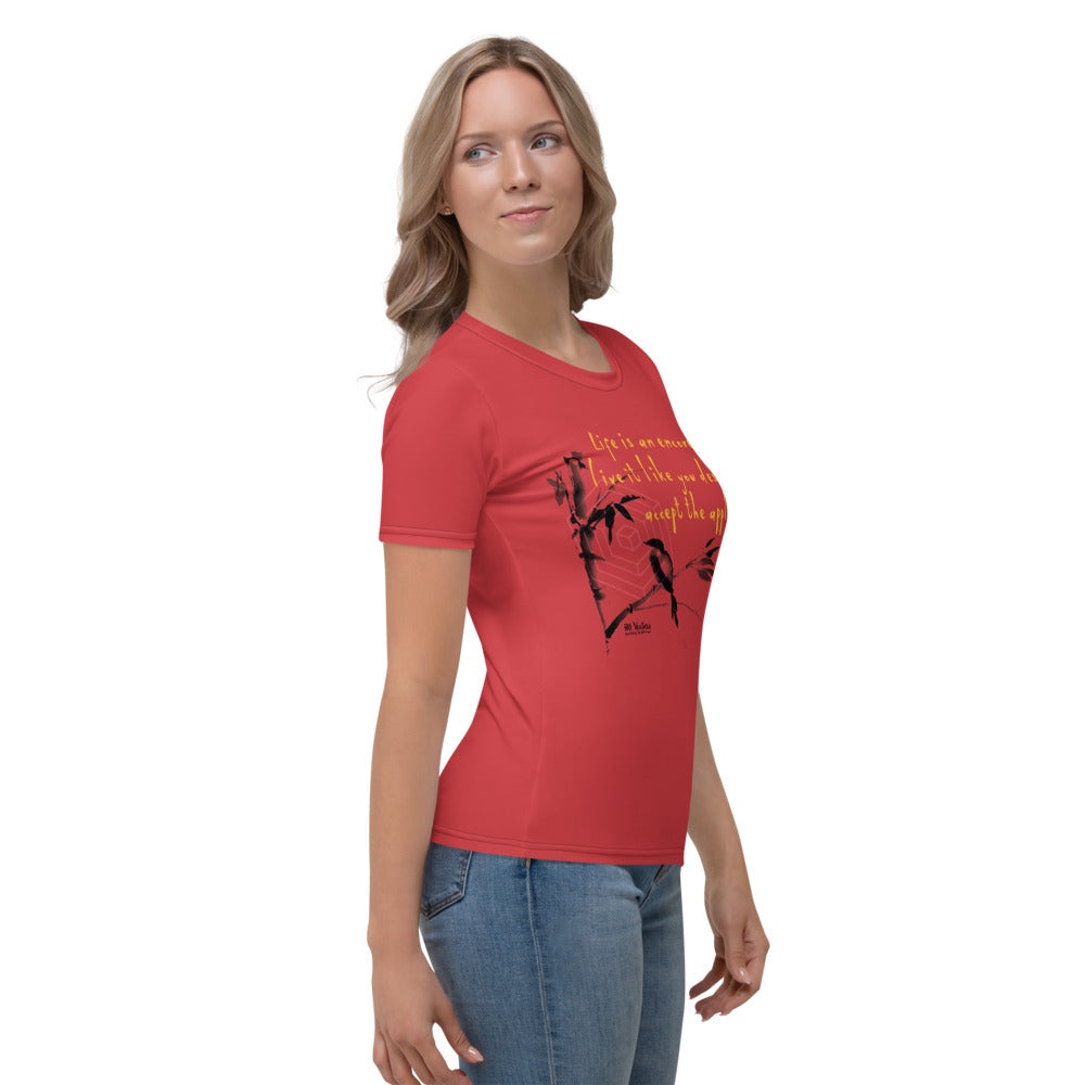 Life Is An Encore Haiku With Wren on Women's Original T-Shirt