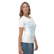 Word Clouds To Keep Moving The World Forward Through Blue Word Sky on Women's Original T-Shirt