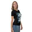 Word Clouds To Keep Moving The World Forward Through Black And Blue on Women's Original T-Shirt