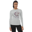 Courage To Begin Haiku With Fish on Women's Rash Guard