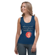 Believe To Win Haiku With Sun Tree on Women's Original Tank Top