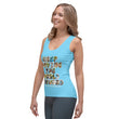 Baby Animals Keep Moving The World Forward In Blue on Women's Original Tank Top