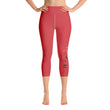 Walk With A Purpose Haiku With Dragonfly on Capri Yoga Pants