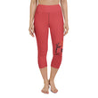 Life Is An Encore Haiku With Wren on Capri Yoga Pants