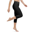 5813 Ventures Logo In Pearl on Capri Yoga Pants