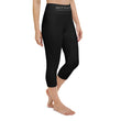 5813 Ventures Logo In Pearl on Capri Yoga Pants