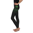 Binary Instructions To Keep Moving The World Forward With Venusian Earth In Green on Youth Leggings