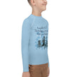 Remember Your Heritage Haiku With Trees on Youth Rash Guard