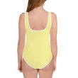 Sage Wisdom Haiku With Sparrow on Youth One-Piece Swimsuit