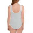 Courage To Begin Haiku With Fish on Youth One-Piece Swimsuit