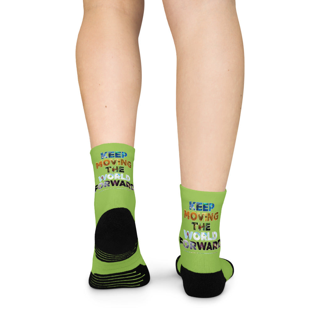 Environmental Causes Keep Moving The World Forward on Ankle Socks