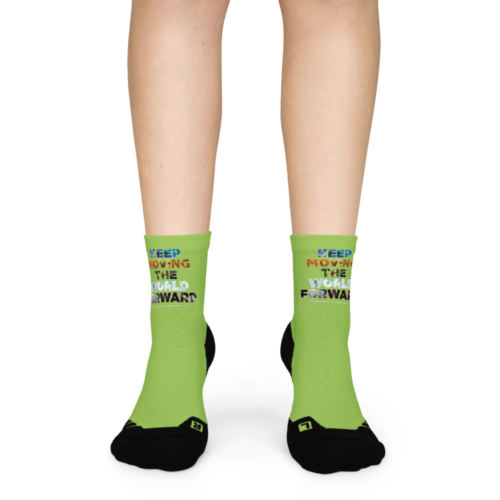 Environmental Causes Keep Moving The World Forward on Ankle Socks