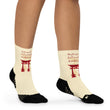 Descendants Need Ancestors Haiku With Pagoda on Ankle Socks