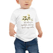 Sage Wisdom Haiku With Sparrow on Baby Jersey Short Sleeve T-Shirt