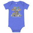 Baby Animals Keep Moving The World Forward on Baby Short Sleeve Onesie