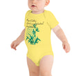 Always Better Haiku With Lilies on Baby Short Sleeve Onesie