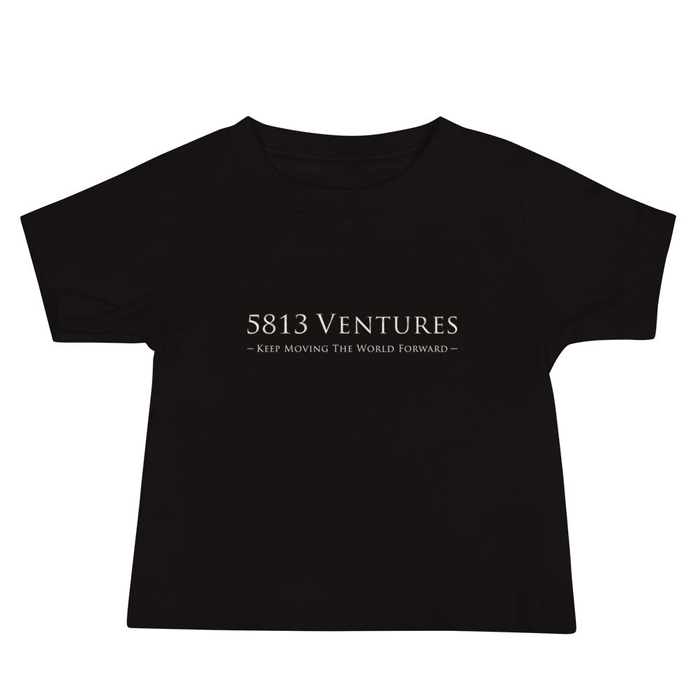 5813 Ventures Logo In Pearl on Baby Jersey Short Sleeve T-Shirt