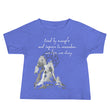 Lead By Example Haiku With Mountain Shrines on Baby Jersey Short Sleeve T-Shirt