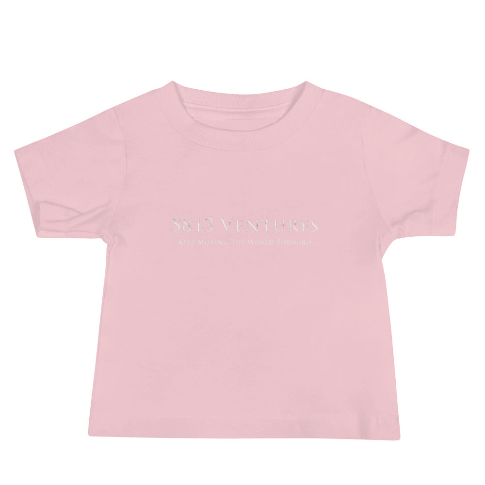 5813 Ventures Logo In Pearl on Baby Jersey Short Sleeve T-Shirt