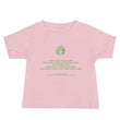 Binary Instructions To Keep Moving The World Forward With Vitruvian Earth In Green on Baby Jersey Short Sleeve T-Shirt