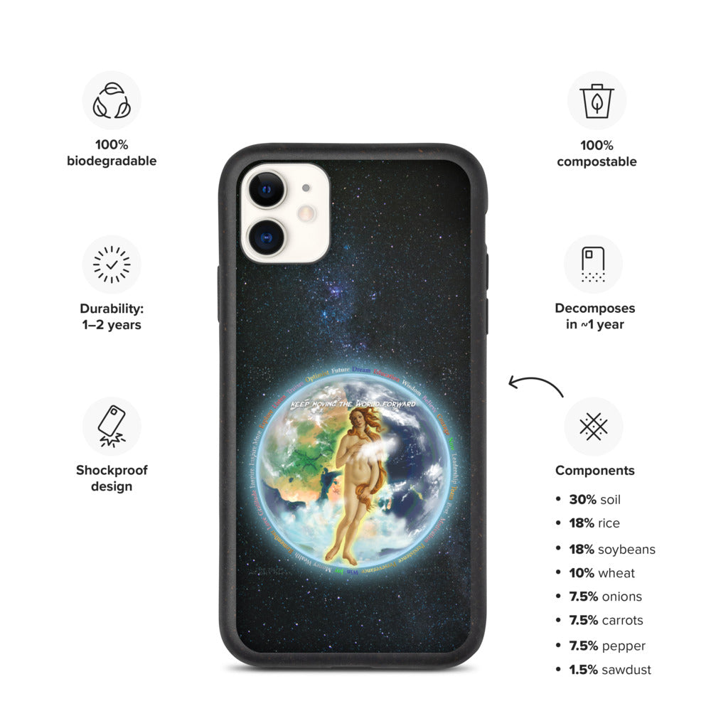 Venusian Earth on Biodegradable iPhone Case