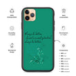 Always Better Haiku With Lilies on Biodegradable iPhone Case