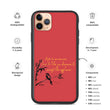 Life Is An Encore Haiku With Wren on Biodegradable iPhone Case