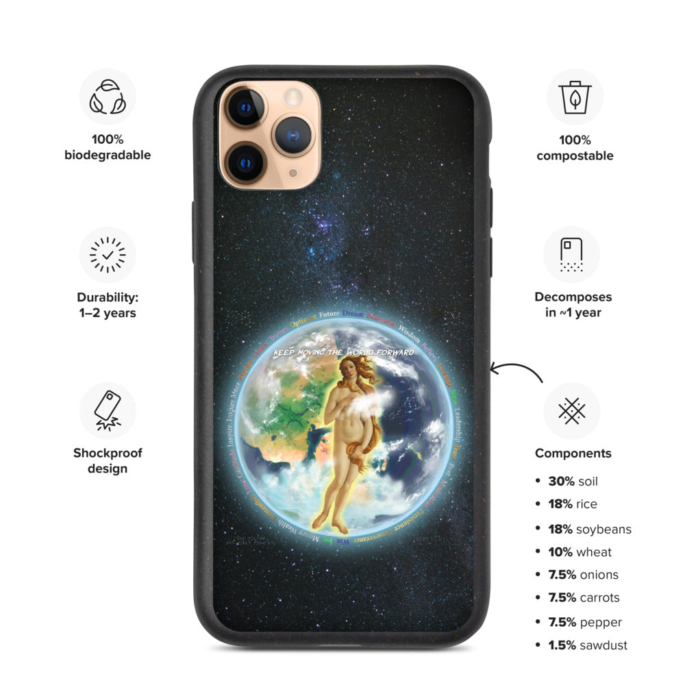 Venusian Earth on Biodegradable iPhone Case