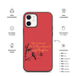 Life Is An Encore Haiku With Wren on Biodegradable iPhone Case