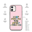 Baby Animals Keep Moving The World Forward In Pink on Biodegradable iPhone Case