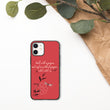 Walk With A Purpose Haiku With Dragonfly on Biodegradable iPhone Case