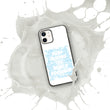 Word Clouds To Keep Moving The World Forward Through Blue Word Sky on Biodegradable iPhone Case