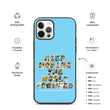 Baby Animals Keep Moving The World Forward In Blue on Biodegradable iPhone Case