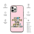 Baby Animals Keep Moving The World Forward In Pink on Biodegradable iPhone Case