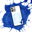 Word Clouds To Keep Moving The World Forward Through Blue Word Sky on Biodegradable iPhone Case