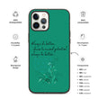 Always Better Haiku With Lilies on Biodegradable iPhone Case