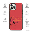 Life Is An Encore Haiku With Wren on Biodegradable iPhone Case