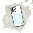 Word Clouds To Keep Moving The World Forward Through Blue Word Sky on Biodegradable iPhone Case