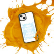 Word Clouds To Keep Moving The World Forward Through Blue Word Sky on Biodegradable iPhone Case