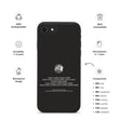 Binary Instructions To Keep Moving The World Forward With Venusian Earth In White on Biodegradable iPhone Case