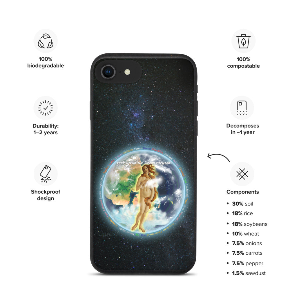 Venusian Earth on Biodegradable iPhone Case