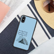 Dream Bigger Haiku With Mountains on Biodegradable iPhone Case