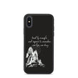 Lead By Example Haiku With Mountain Shrines on Biodegradable iPhone Case