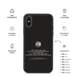 Binary Instructions To Keep Moving The World Forward With Venusian Earth In White on Biodegradable iPhone Case