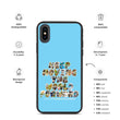 Baby Animals Keep Moving The World Forward In Blue on Biodegradable iPhone Case