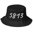 5813 In Pearl Embroidery on Old School Bucket Hat