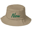 Now In Emerald Embroidery on Old School Bucket Hat