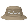 Future In Pearl Embroidery on Old School Bucket Hat