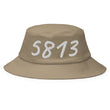 5813 In Pearl Embroidery on Old School Bucket Hat